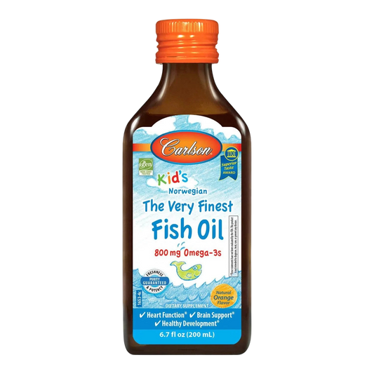 Kid's Aceite de Pescado 800mg, 200 ml – Carlson Labs-Wellu