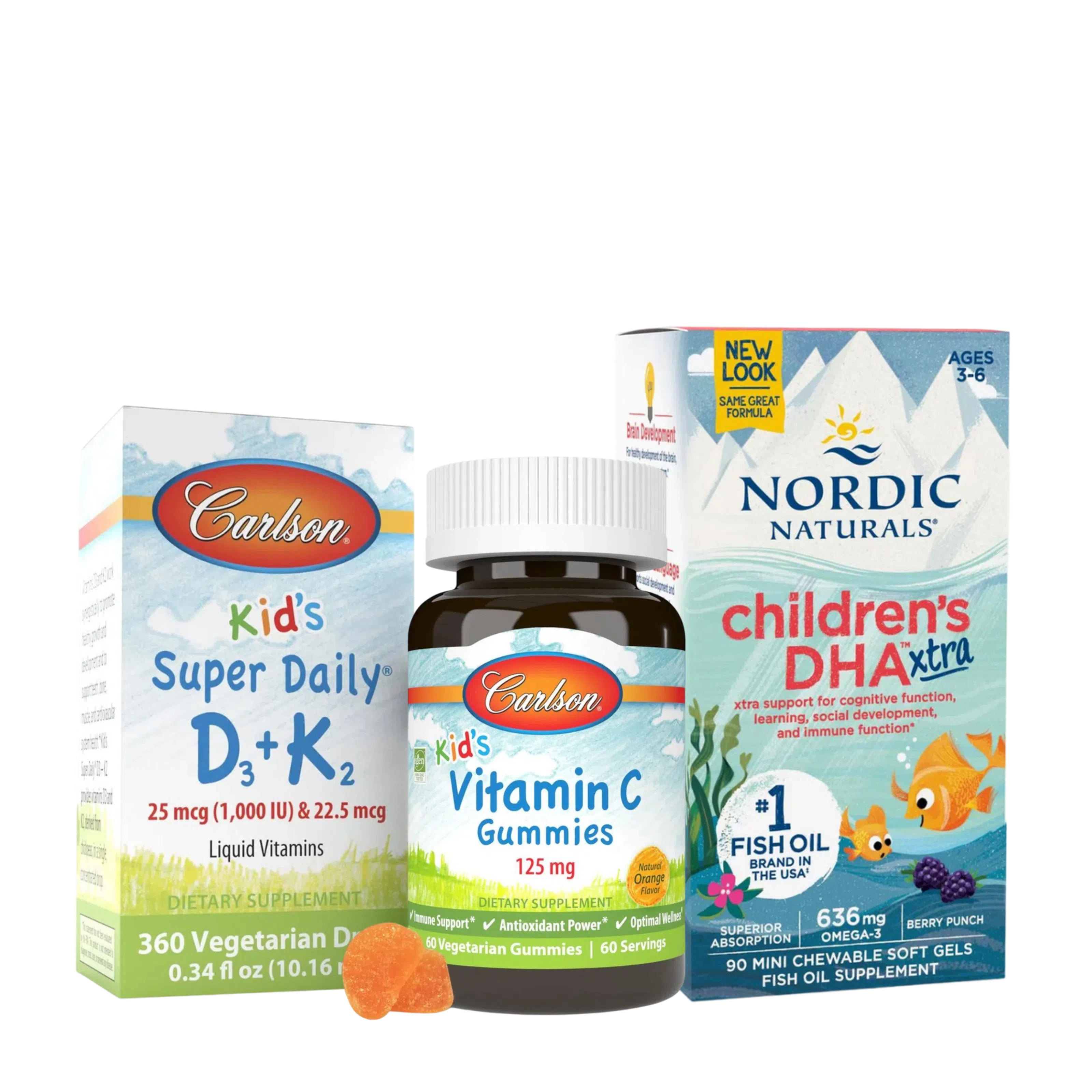 Kit Salud Infantil – Carlson Labs & Nordic Naturals-Wellu