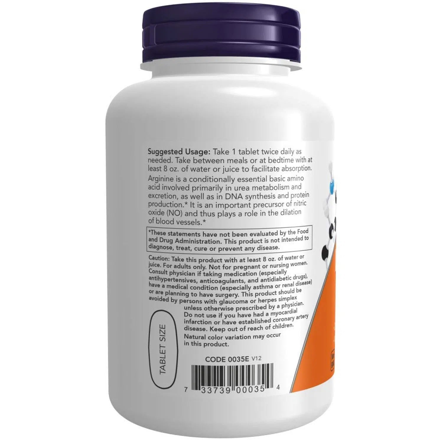 L-Arginina de doble potencia, 1000 mg, 120 Tabletas – NOW Foods-Wellu