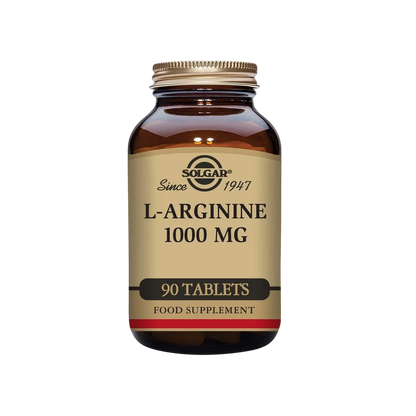 L-Arginine 1000mg, 90 Tabletas – Solgar-Wellu