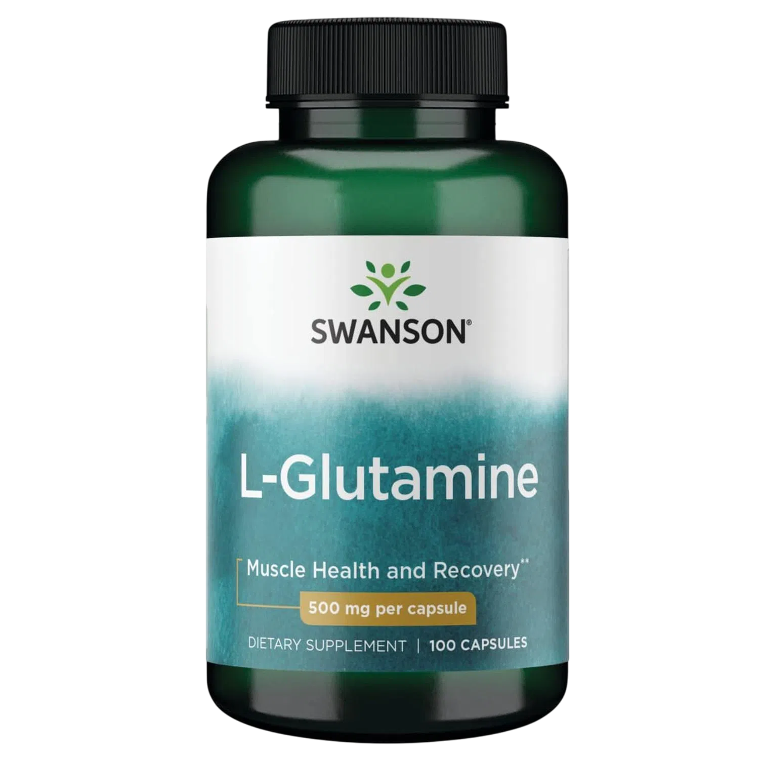 L-Glutamina 500mg, 100Caps – Swanson-Wellu