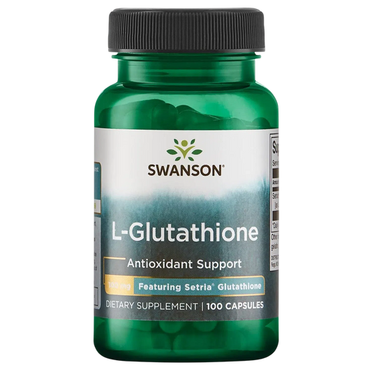 L-Glutatión Reducido (Antioxidante), 100Caps – Swanson-Wellu