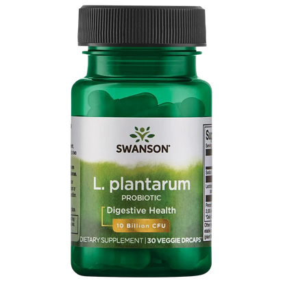 L-Plantarum Probiotic 10 Billion, 30 Capsulas – Swanson-Wellu