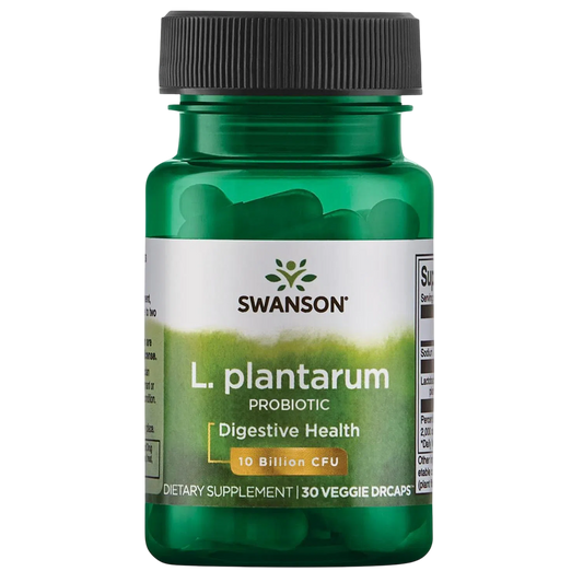 L-Plantarum Probiotic 10 Billion, 30 Capsulas – Swanson-Wellu