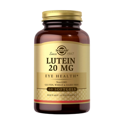 Lutein 20mg (Salud Ocular), 60 Capsulas – Solgar-Wellu