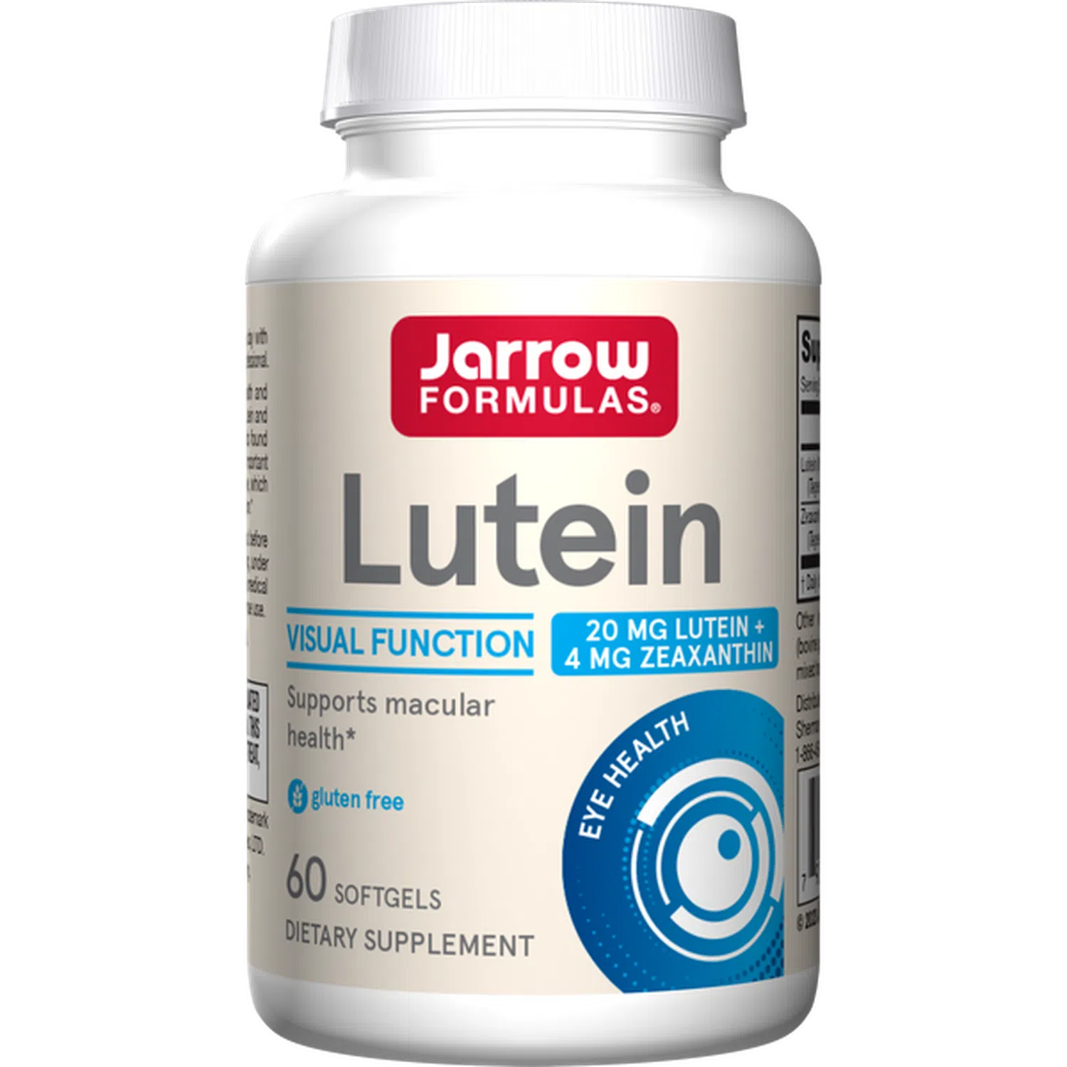 Luteína 20mg, 60 Cápsulas Blandas – Jarrow Formulas-Wellu