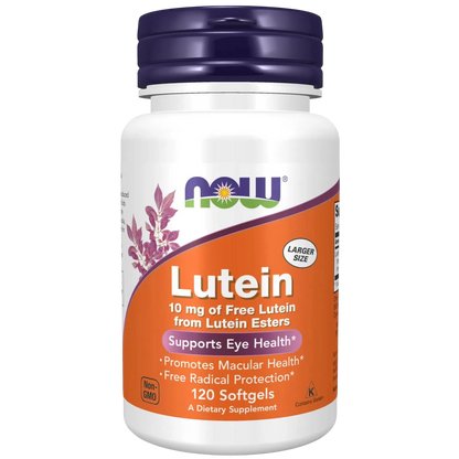 Luteína de 10 mg, 120 Softgels – NOW Foods-Wellu