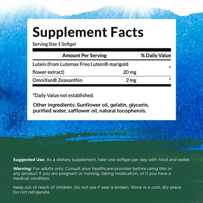 Luteína y Zeaxantina (Salud Ocular Sinérgica), 60 Geles – Swanson-Wellu