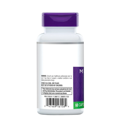 Maca 500mg, 60 cápsulas – Natrol-Wellu