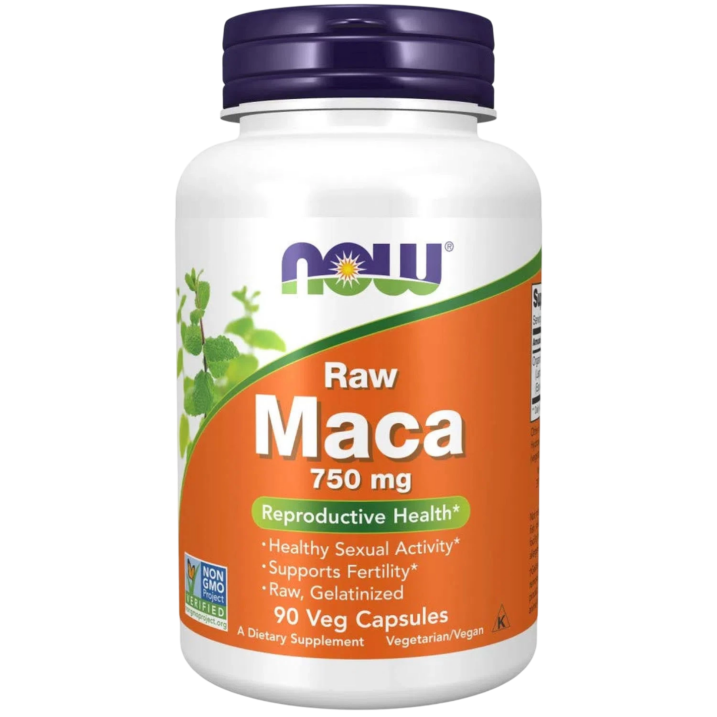 Maca 750 mg, 90 Cápsulas Veg – NOW Foods-Wellu