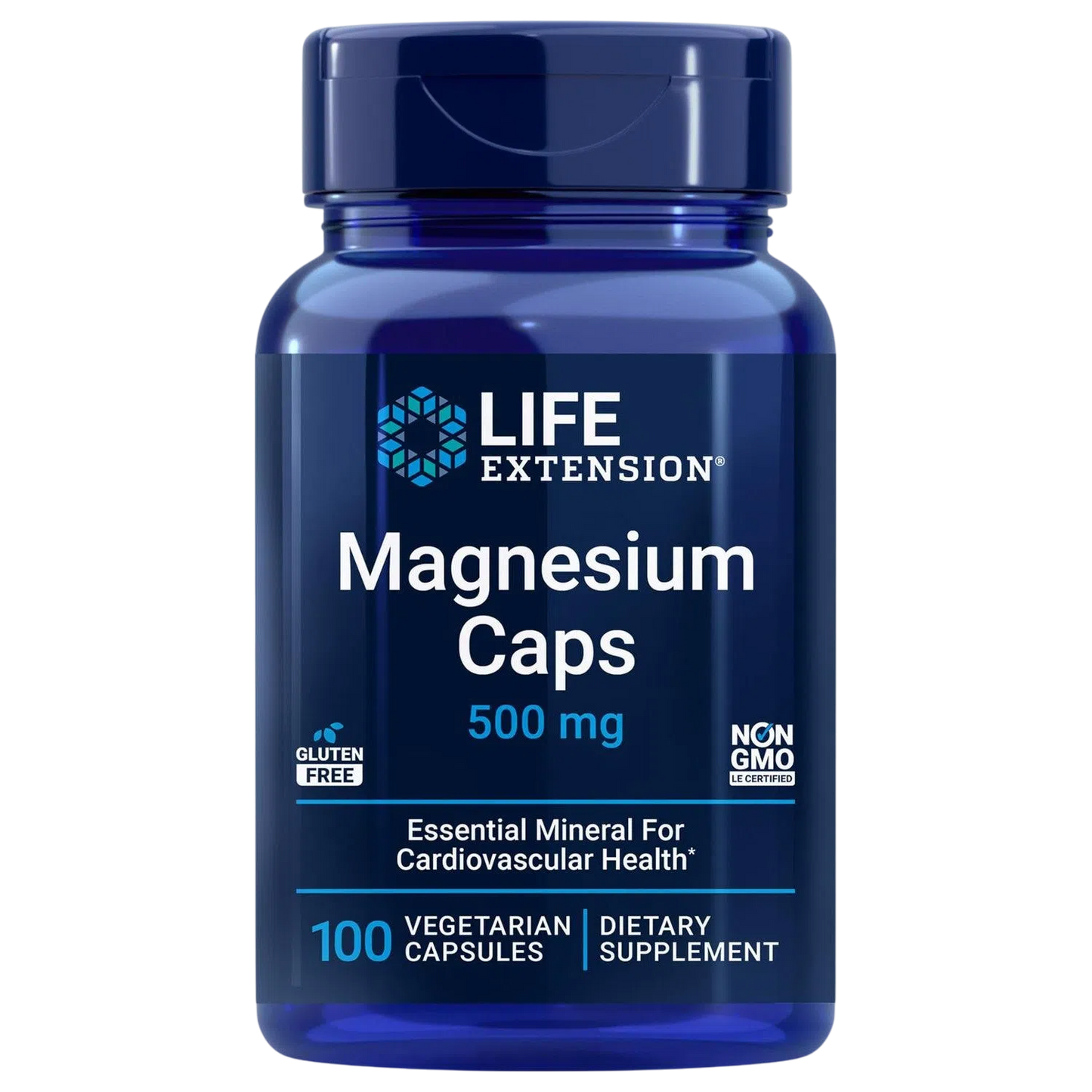 Magnesio 500mg, 100 Vegcaps – Life Extension-Wellu