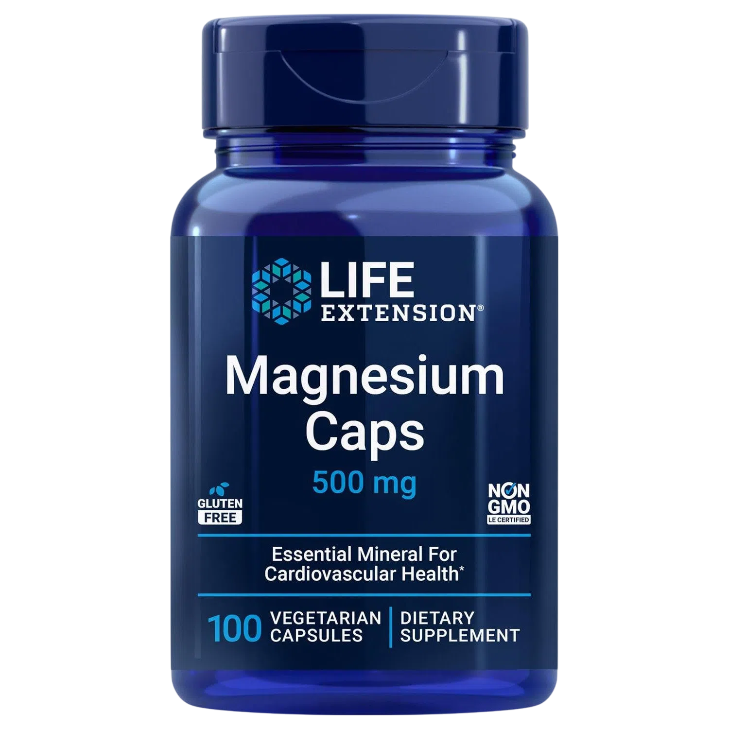 Magnesio 500mg, 100 Vegcaps – Life Extension-Wellu