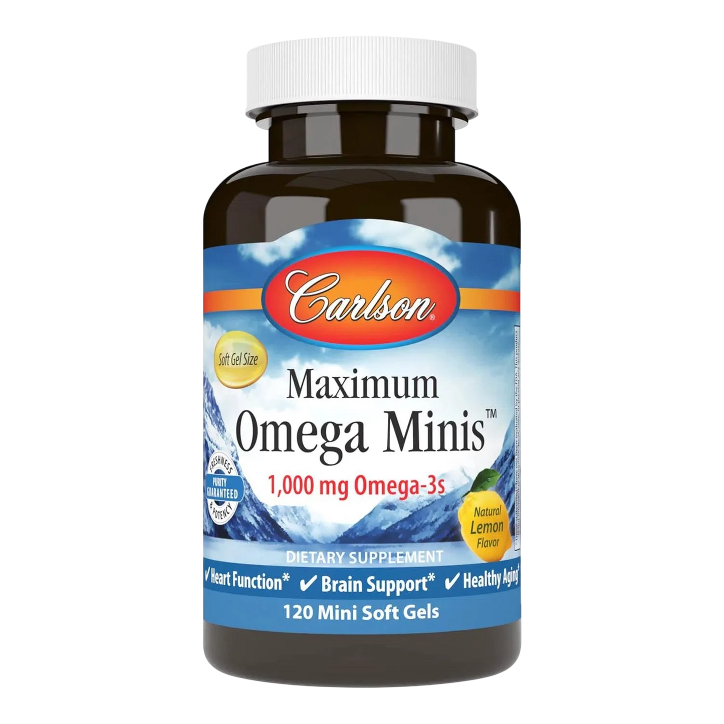 Maximum Omega 3, 120 Capsulas Blandas – Carlson Labs-Wellu