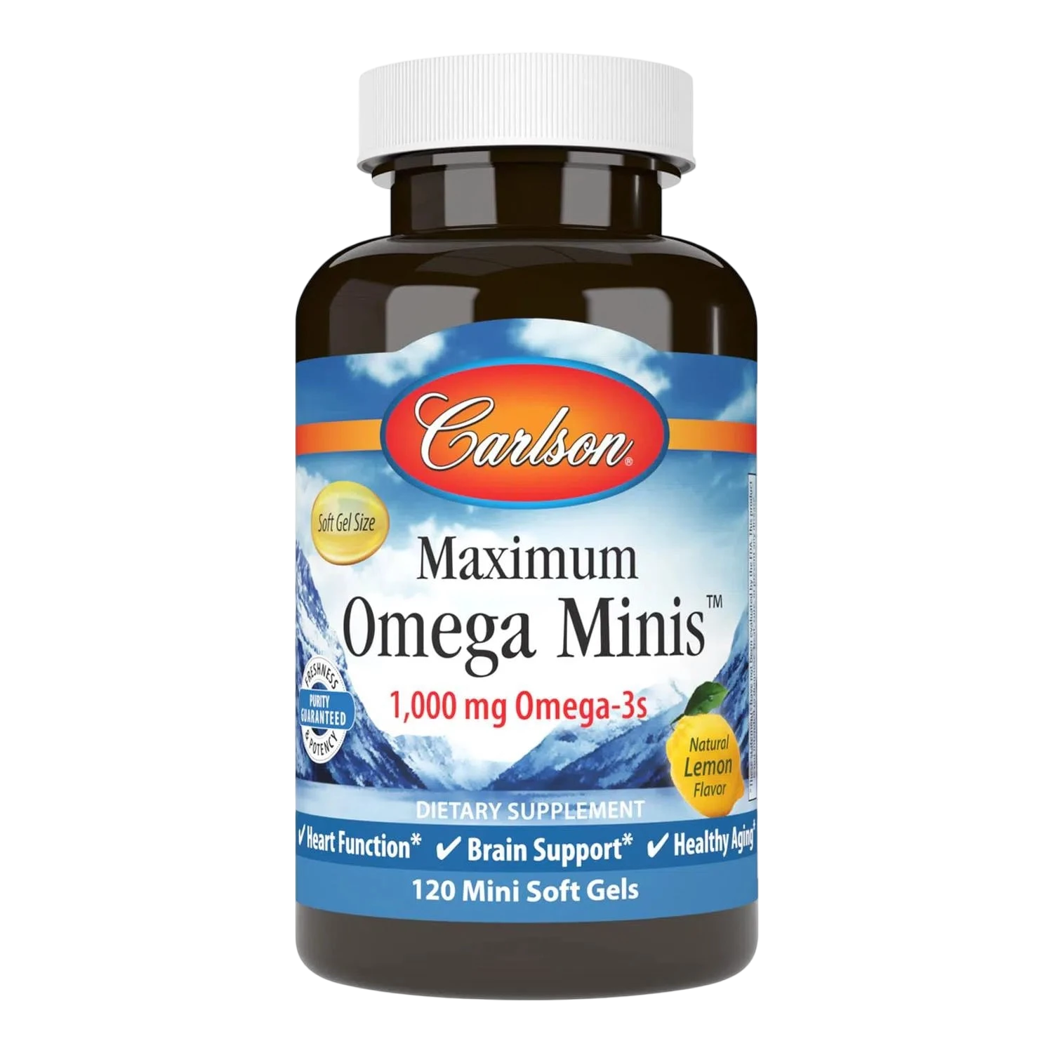 Maximum Omega 3, 120 Capsulas Blandas – Carlson Labs-Wellu