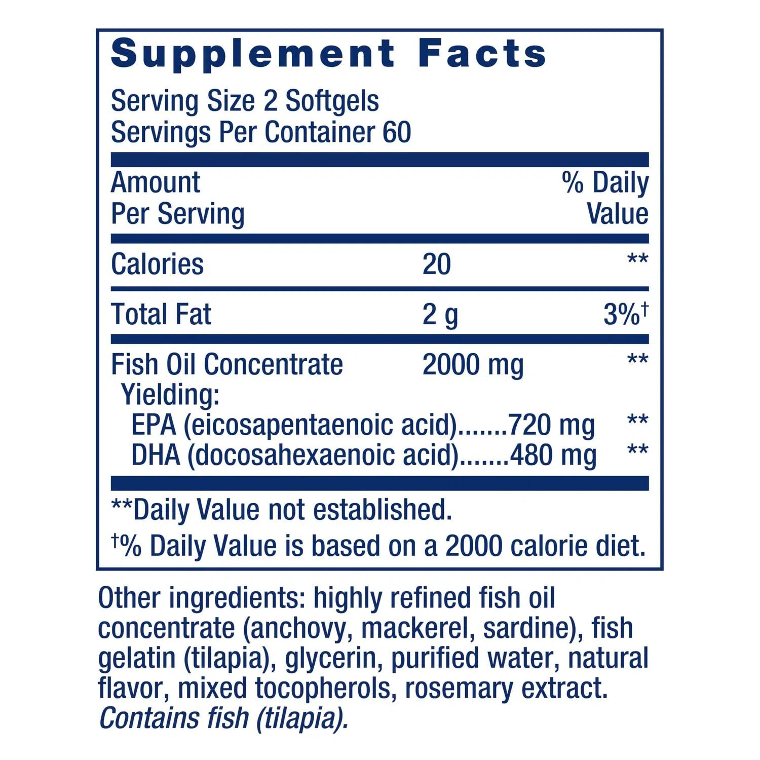 Mega EPA / DHA, 120 Cápsulas – Life Extension-Wellu