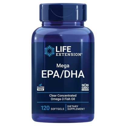 Mega EPA / DHA, 120 Cápsulas – Life Extension-Wellu