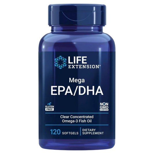 Mega EPA / DHA, 120 Cápsulas – Life Extension-Wellu