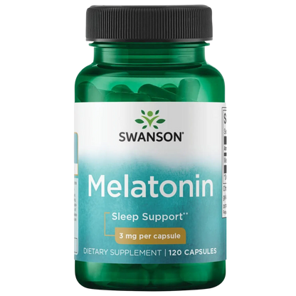 Melatonina 3mg, 120 Cápsulas – Swanson-Wellu