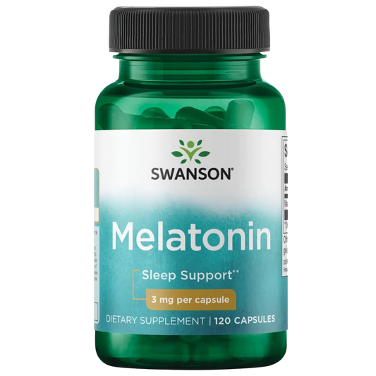 Melatonina 3mg, 120 Cápsulas – Swanson-Wellu