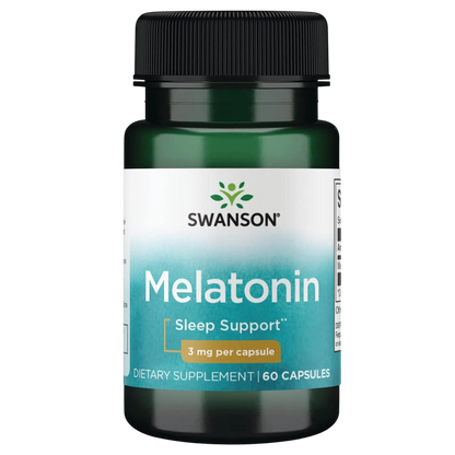 Melatonina 3mg, 60 Capsulas – Swanson-Wellu