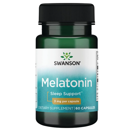 Melatonina 3mg, 60 Capsulas – Swanson-Wellu