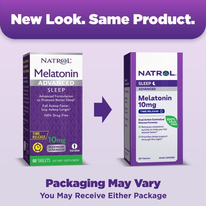 Melatonina Liberación prolongada 10mg, 60 tabletas – Natrol