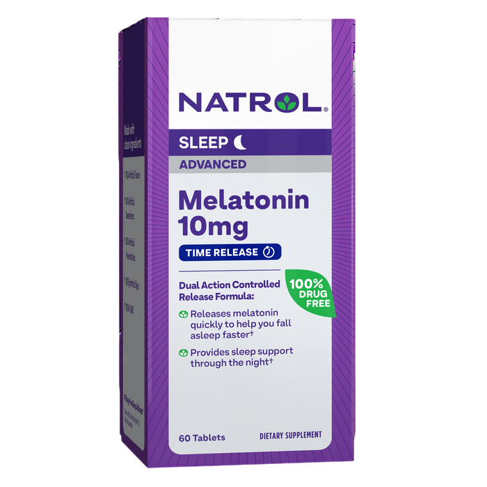 Melatonina Liberación prolongada 10mg, 60 tabletas – Natrol