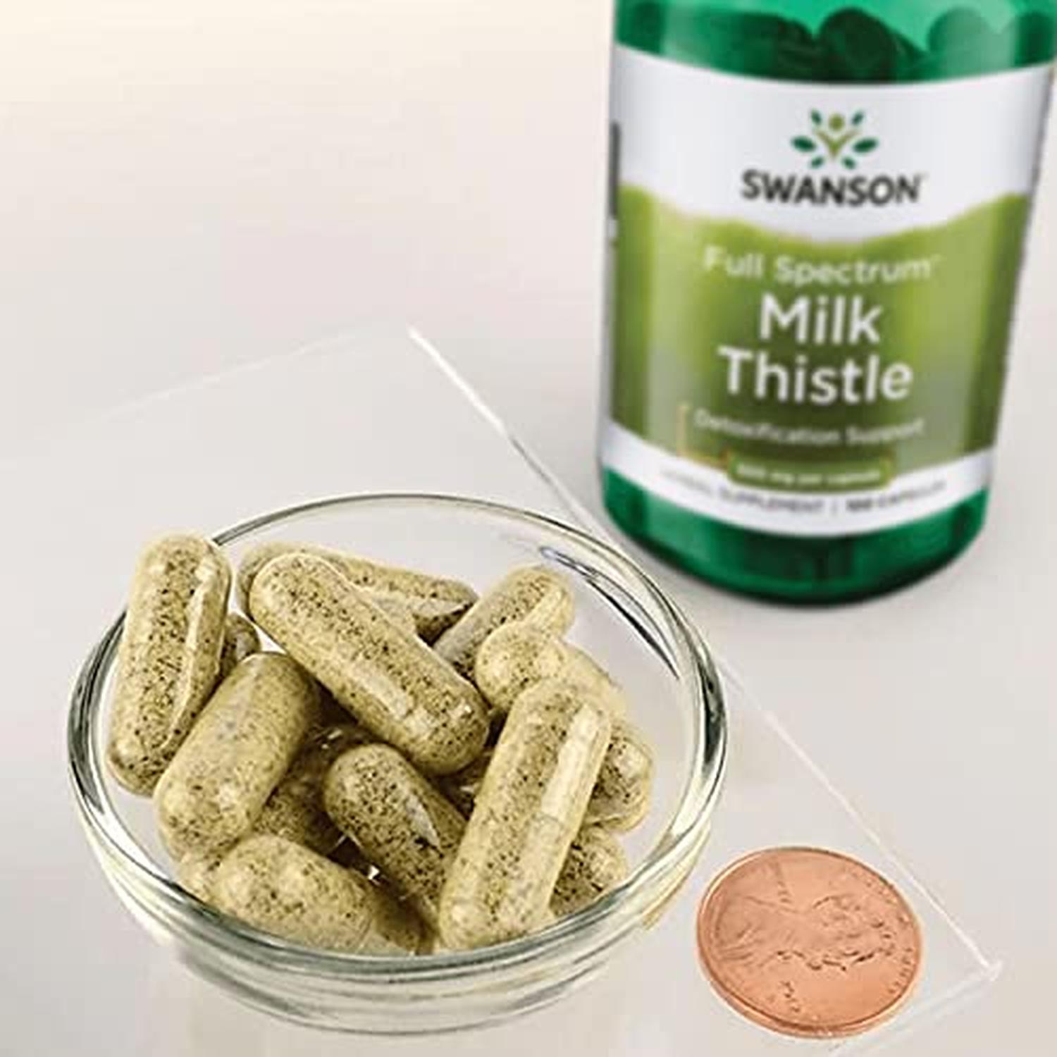 Milk Thistle Cardo Mariano 500mg, 100 Caps – Swanson-Wellu