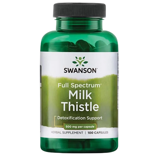 Milk Thistle Cardo Mariano 500mg, 100 Caps – Swanson-Wellu