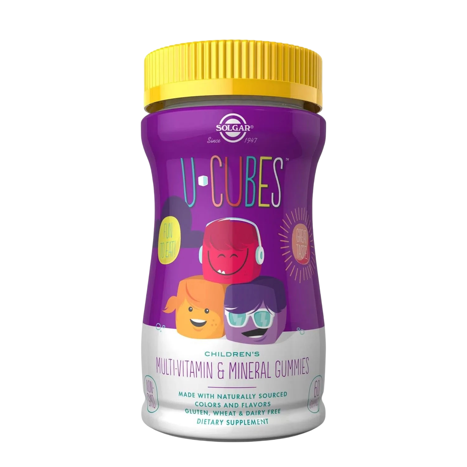 Multivitaminas y Minerales oara niños, 60 Gomitas – Solgar-Wellu