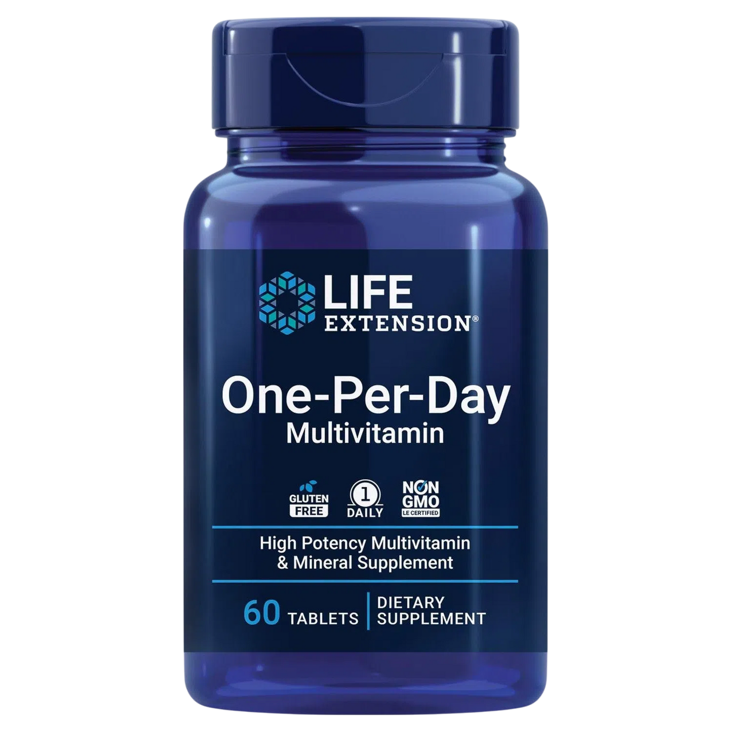 Multivitamínico One-Per-Day, 60 Tabs – Life Extension-Wellu