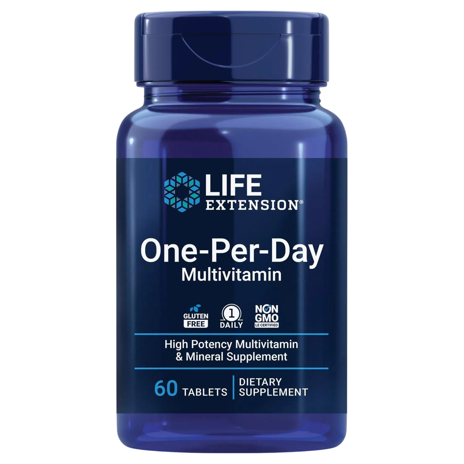 Multivitamínico One-Per-Day, 60 Tabs – Life Extension-Wellu