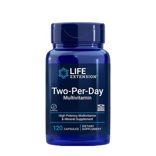 Multivitamínico Two-Per-Day, 120 Tabletas – Life Extension-Wellu