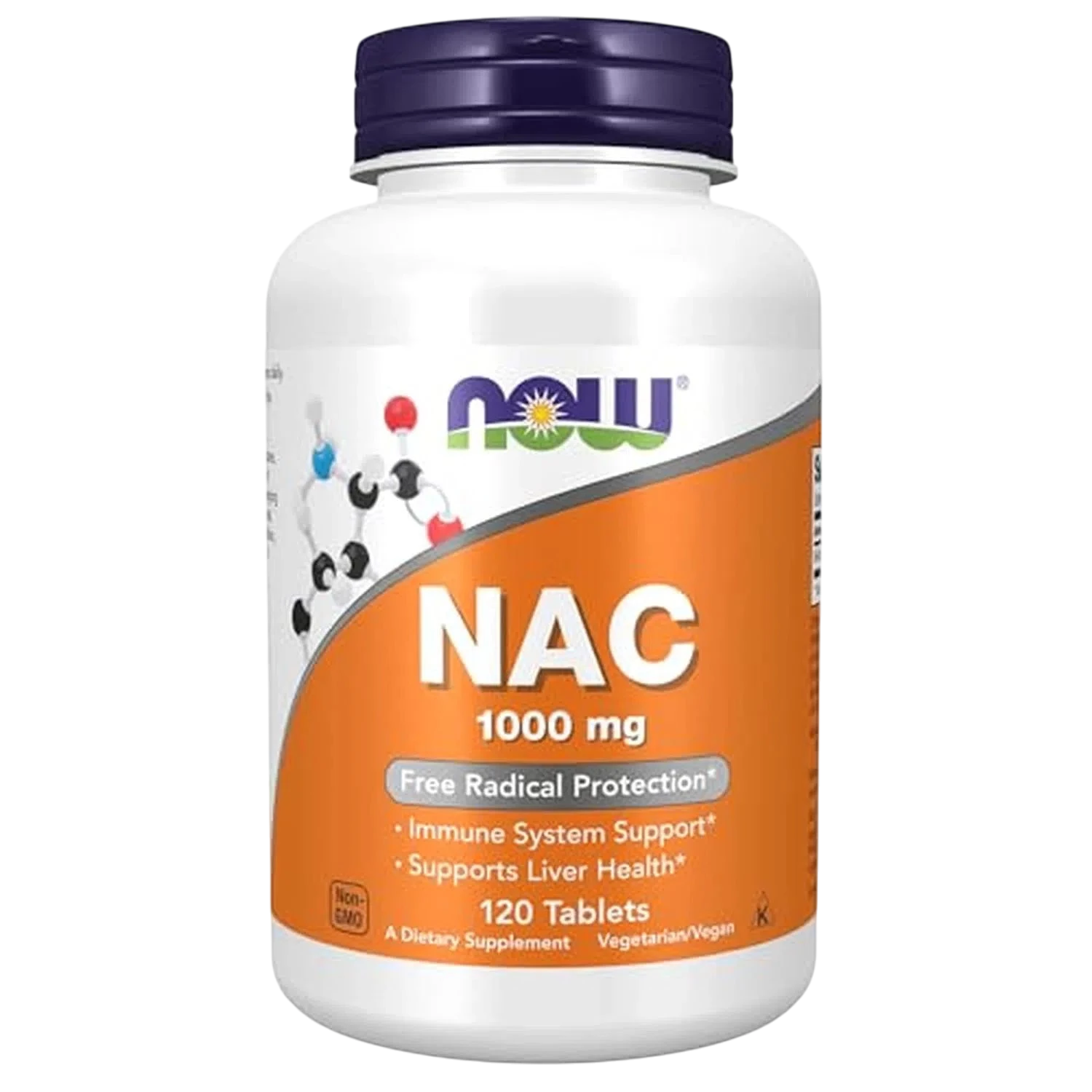 NAC 1000 mg, 120 Tabletas – NOW Foods-Wellu