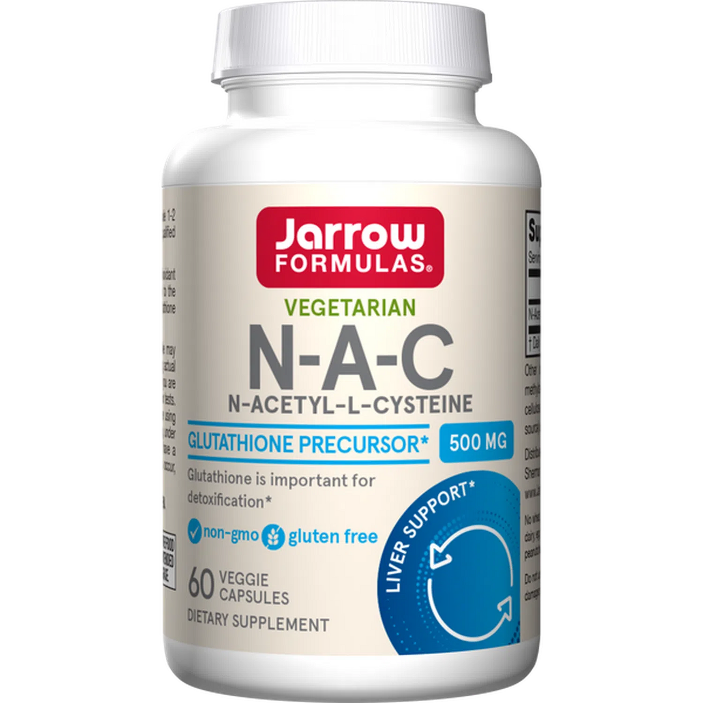 NAC 500mg, 60 Vegcap – Jarrow Formulas-Wellu