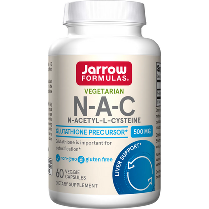 NAC 500mg, 60 Vegcap – Jarrow Formulas-Wellu