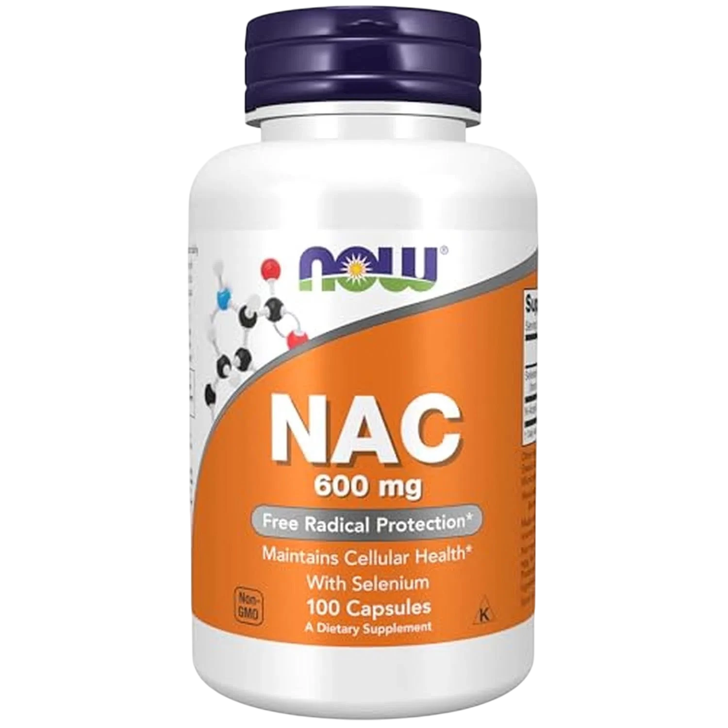 NAC 600 mg, 100 Capsules – NOW Foods-Wellu