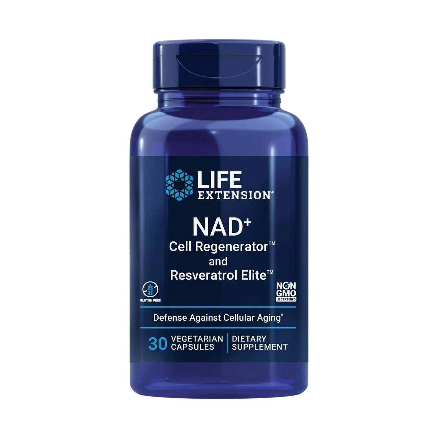 NAD+ Cell Regenerator™ 300 mg con Resveratrol, 30 Cápsulas – Life Extension-Wellu