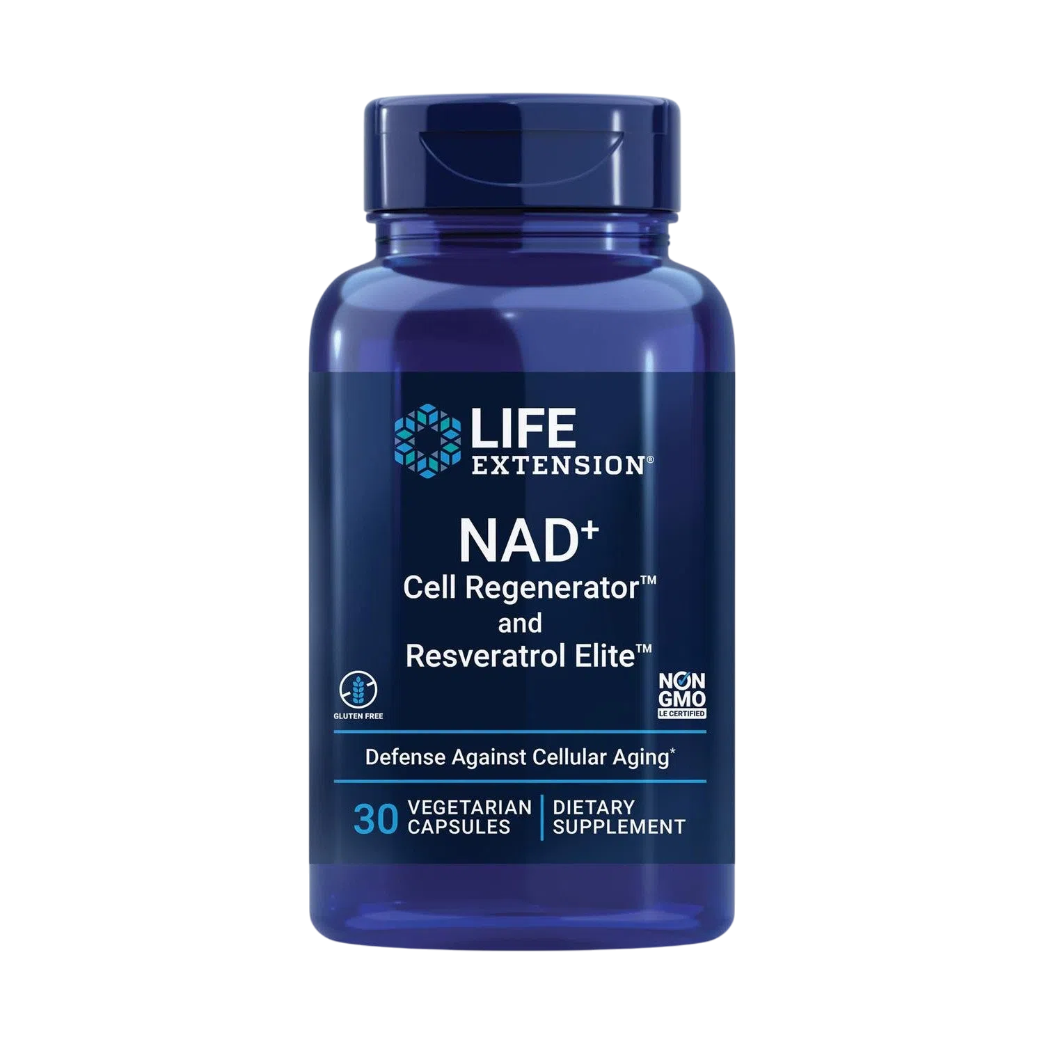 NAD+ Cell Regenerator™ 300 mg con Resveratrol, 30 Cápsulas – Life Extension-Wellu