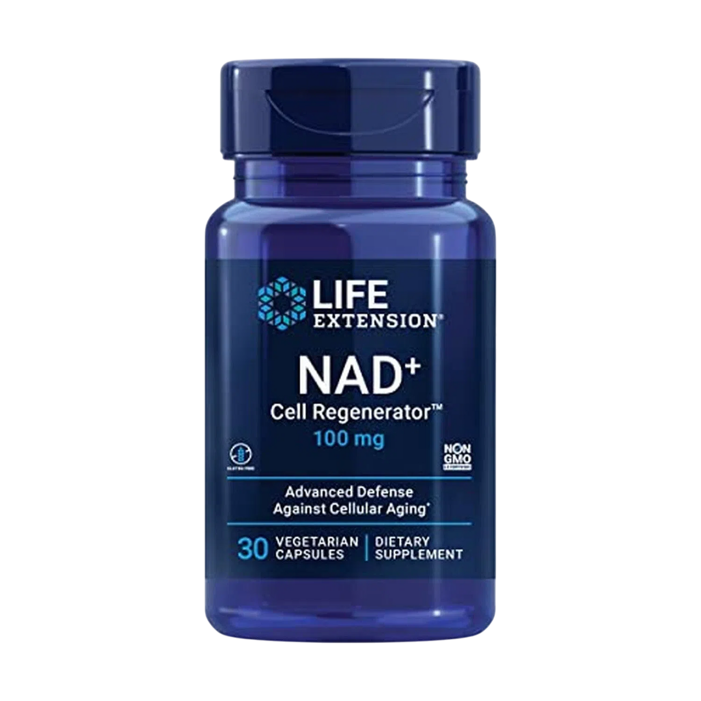 NAD+ Regenerador Celular 100mg, 30 Caps – Life Extension-Wellu