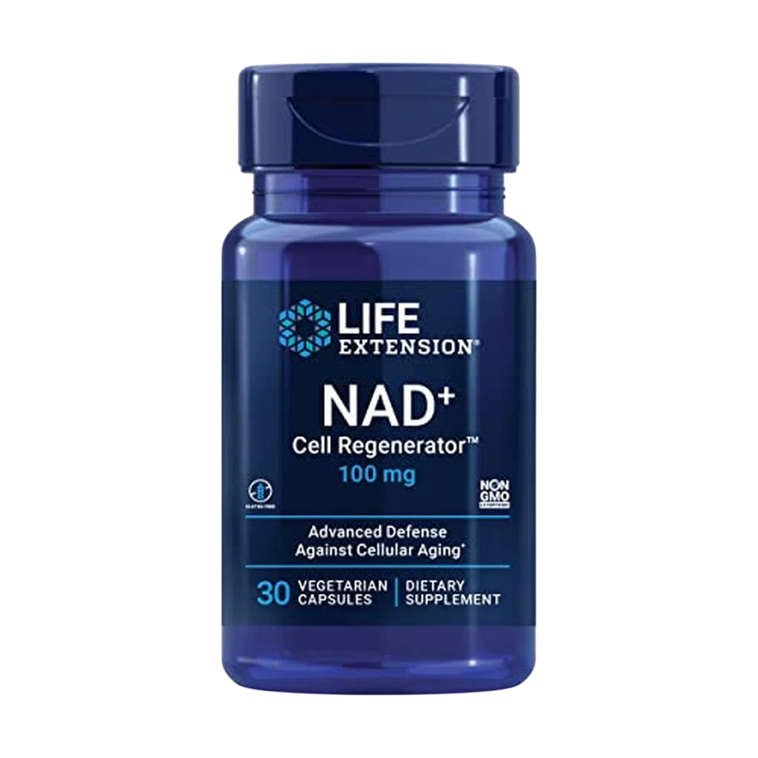 NAD+ Regenerador Celular 100mg, 30 Caps – Life Extension-Wellu