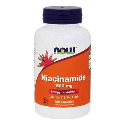 Niacinamide 500mg, 100 Caps-Wellu