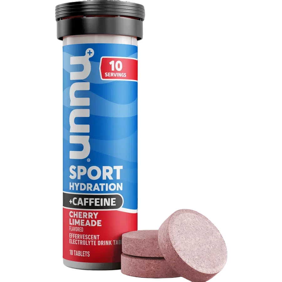 Nuun Sport Hydration + Caffeine, Cherry Limeade, 55gr (1 pza)-Wellu