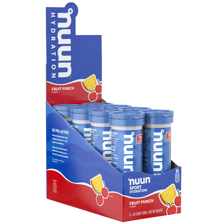 Nuun Sport Hydration Fruit Punch, 55gr c/8 pz-Wellu