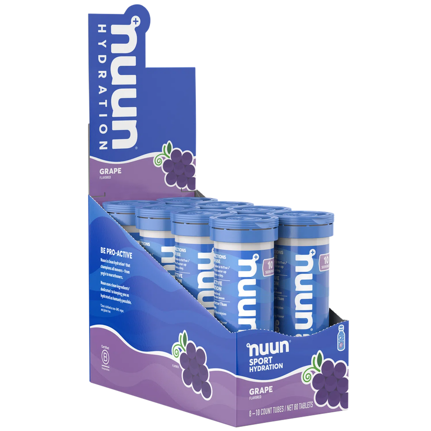 Nuun Sport Hydration Grape, 55gr c/8 pz-Wellu