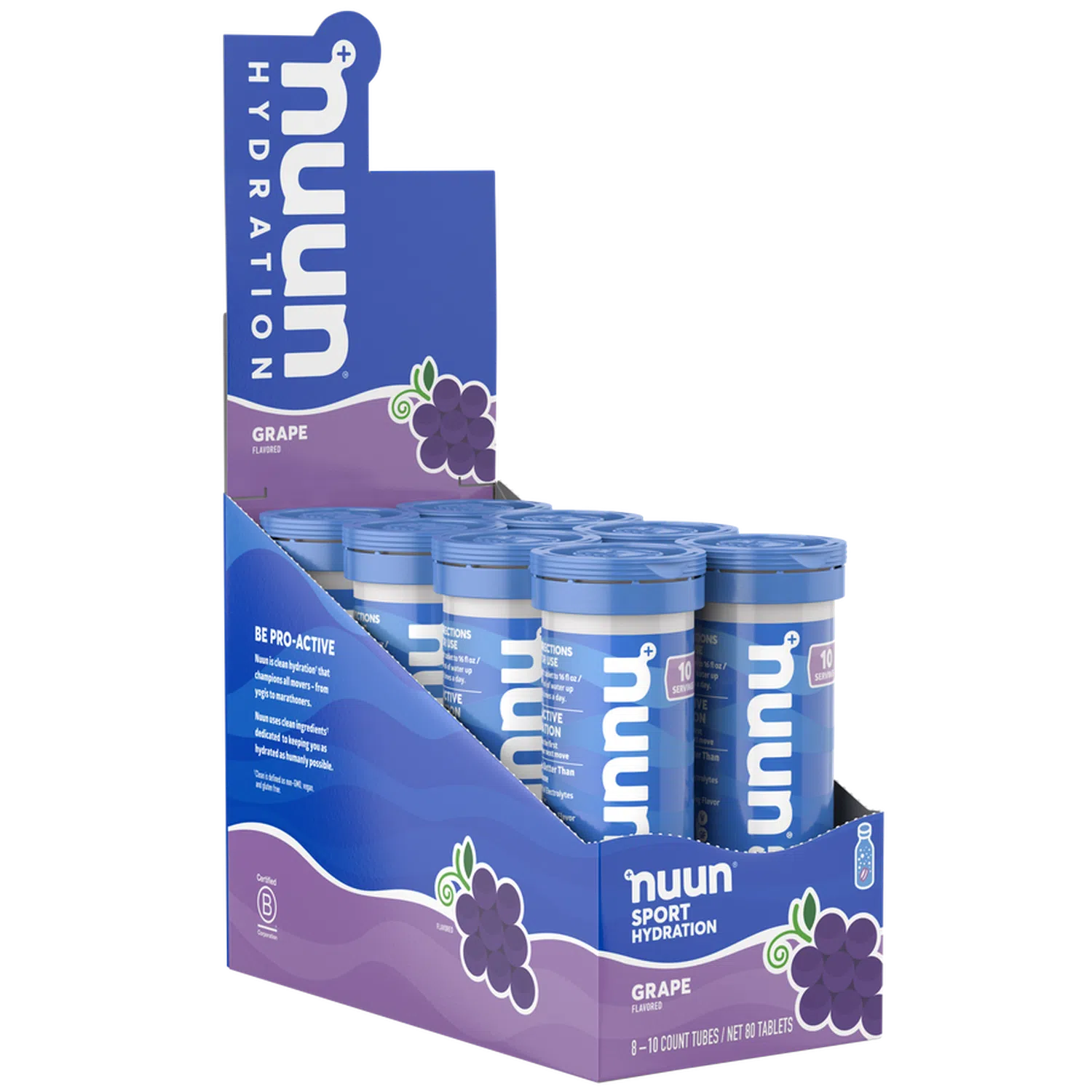 Nuun Sport Hydration Grape, 55gr c/8 pz-Wellu