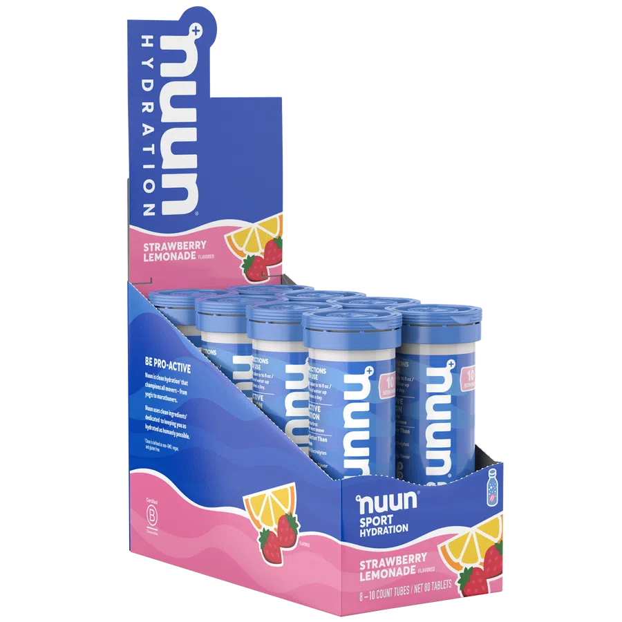 Nuun Sport Hydration Strawberry Lemonade, 55gr c/8 pz-Wellu