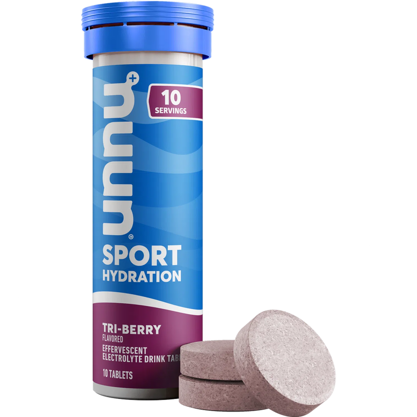 Nuun Sport Hydration Tri-Berry, 55gr c/8 pz-Wellu