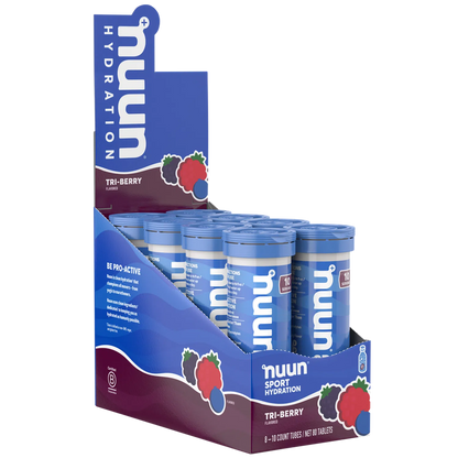 Nuun Sport Hydration Tri-Berry, 55gr c/8 pz-Wellu