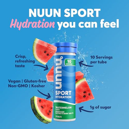 Nuun Sport Hydration Watermelon, 55gr c/8 pz-Wellu